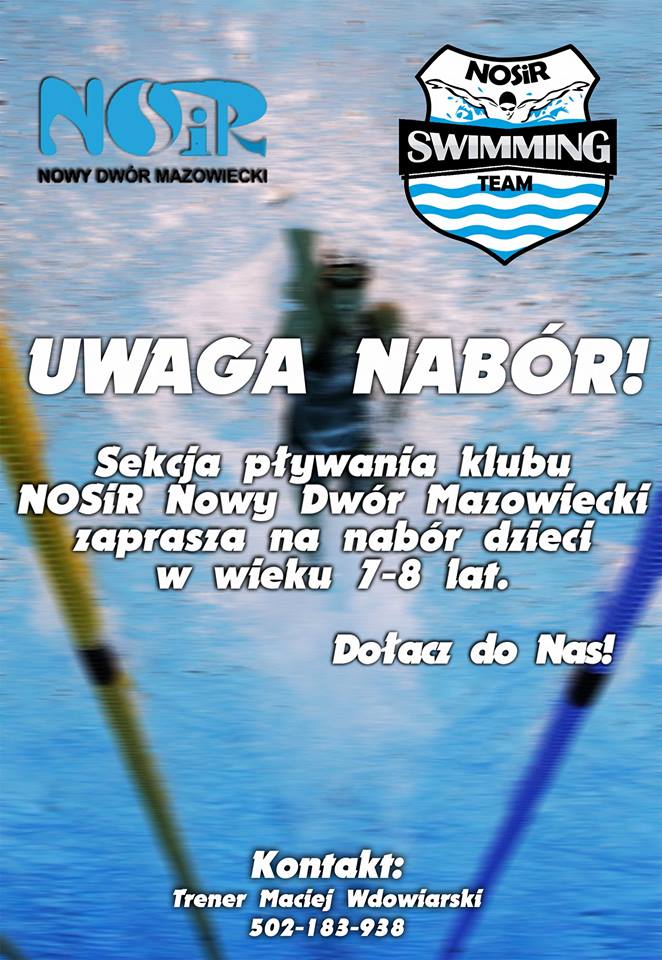 Nabór do sekcji pływackiej!