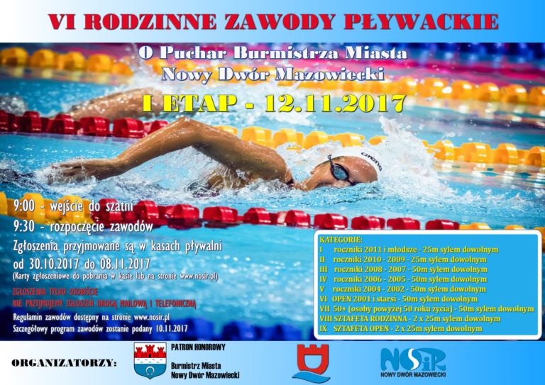 VI Rodzinne Zawody Pływackie!