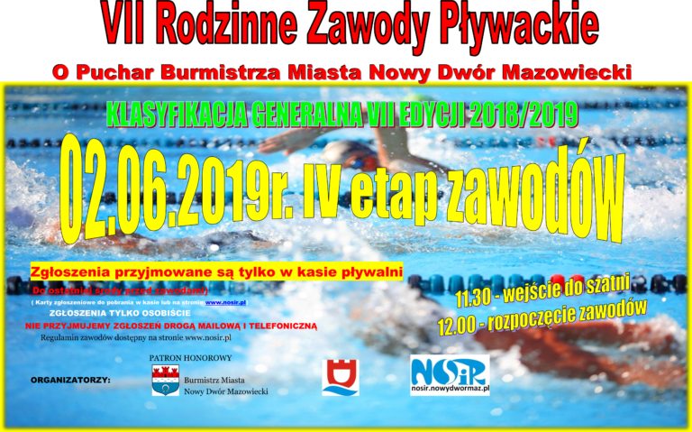 Rodzinne pływanie – IV etap [zapowiedź]