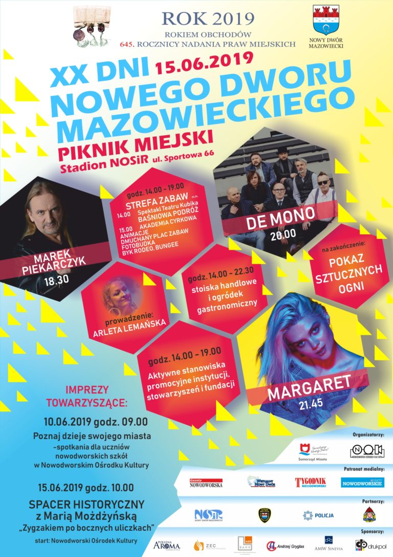 Zapraszamy na XX Dni Nowego Dworu Mazowieckiego