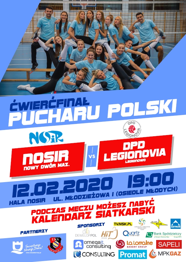Zapraszamy na Ćwierćfinał Pucharu Polski w siatkówkę!