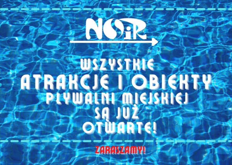 Wszystkie atrakcje i obiekty pływalni miejskiej są już czynne