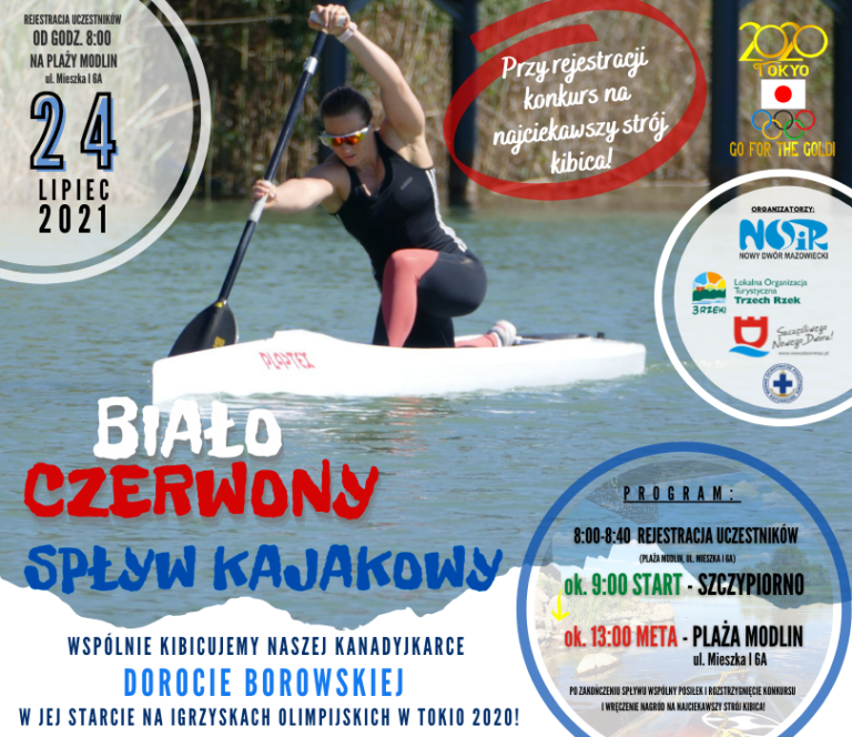 BIAŁO-CZERWONY SPŁYW KAJAKOWY!