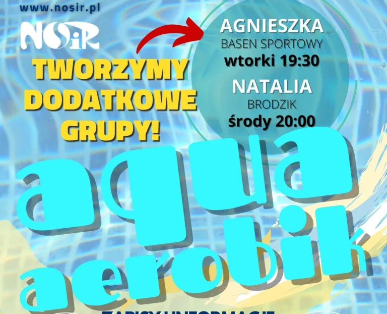 Tworzymy dodatkowe grupy na zajęcia z aqua aerobiku!
