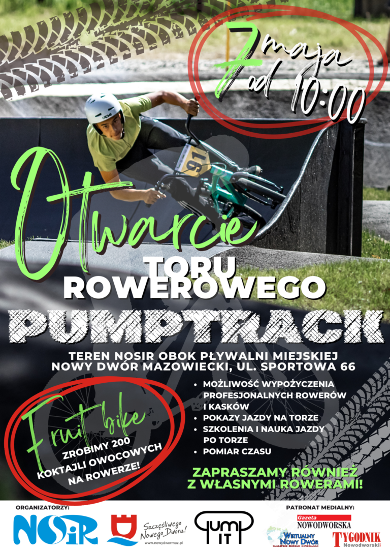 Nowy termin otwarcia pumptracka!